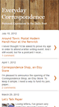 Mobile Screenshot of everydaycorrespondence.com